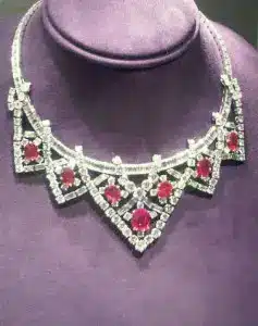 Cartier Ruby necklace