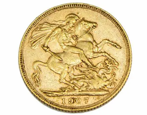 χρυσή λίρα 1907