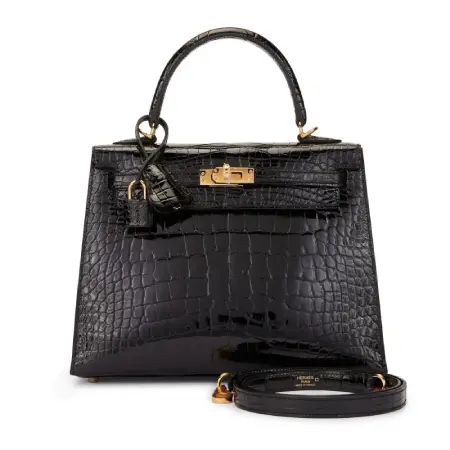 Hermès Kelly 25 Sellier Shiny Alligator